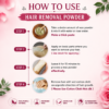 Blenz Beauty Hair Removal Powder - How To Use
